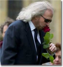 Barry Gibb at Robin's Funeral
